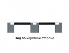 Поддон перфорированный 1200x800x150 на 3-х полозьях - фото 4 предпросмотра