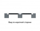 Поддон перфорированный пластиковый 1200х1000х150 на 3-х полозьях усиленный одной трубой - фото 4 предпросмотра