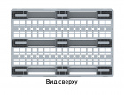 Поддон пластиковый вкладываемый перфорированный 1200х800х150 на 3-х полозьях - фото 10 предпросмотра