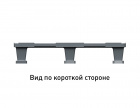 Поддон перфорированный пластиковый 1200х800х150 на 3-х полозьях серый - фото 3 предпросмотра