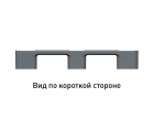 Поддон сплошной пластиковый 1200х1000х150 на 2-х полозьях серый - фото 4 предпросмотра