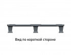 Поддон перфорированный пластиковый 1200х1000x150 на 3-х полозьях серый - фото 3 предпросмотра